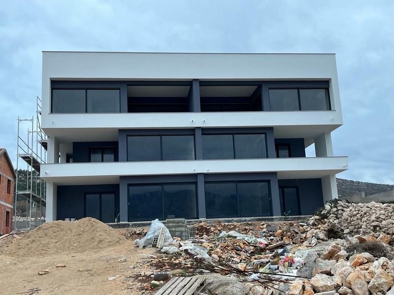 Nadmorskie nieruchomości w Chorwacji - Panorama Scouting. Nowy penthouse na sprzedaż w Vinjerac.