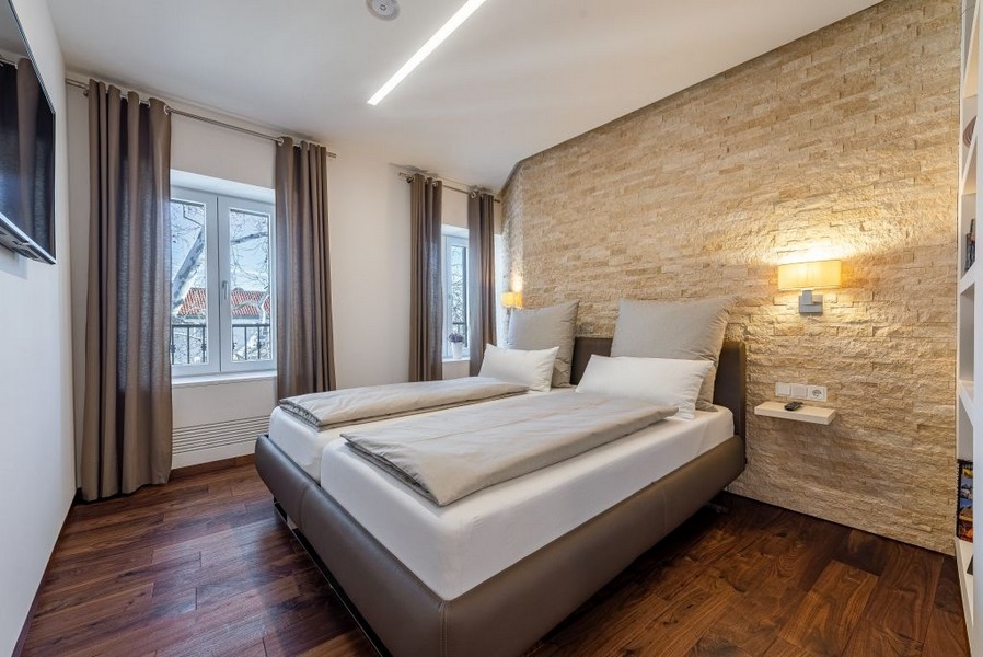 Sypialnia z łazienką