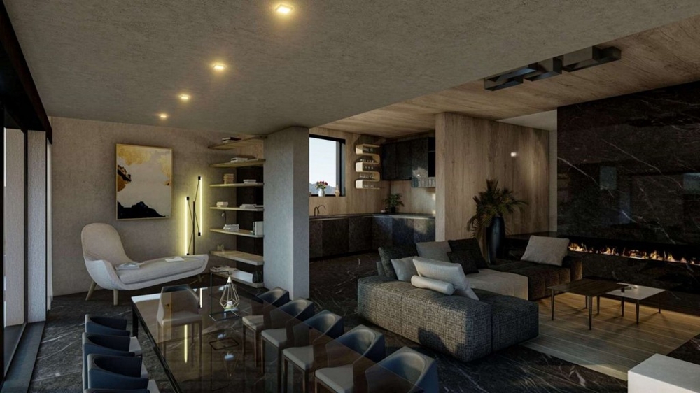 Otwarta kuchnia z jadalnią