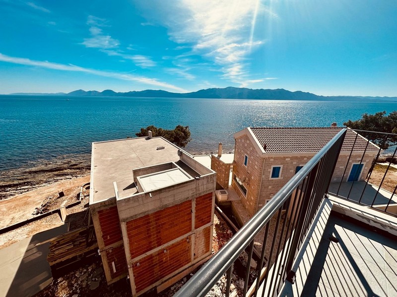 Widok na morze z tarasu na dachu nieruchomości A3057 w Chorwacji - Panorama Harcerska.