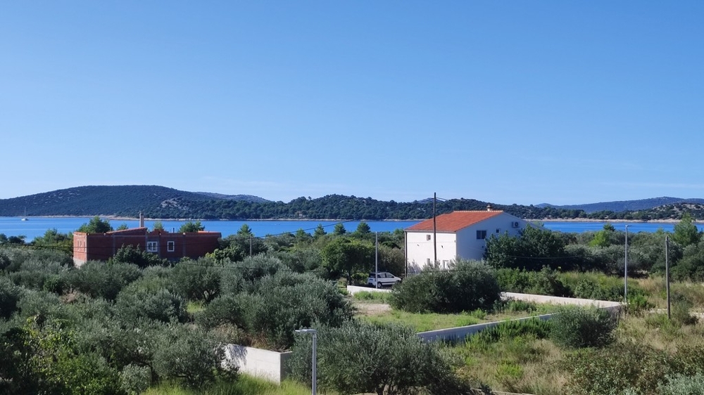 Taras nowego mieszkania A3361, które jest wystawione na sprzedaż w Chorwacji.