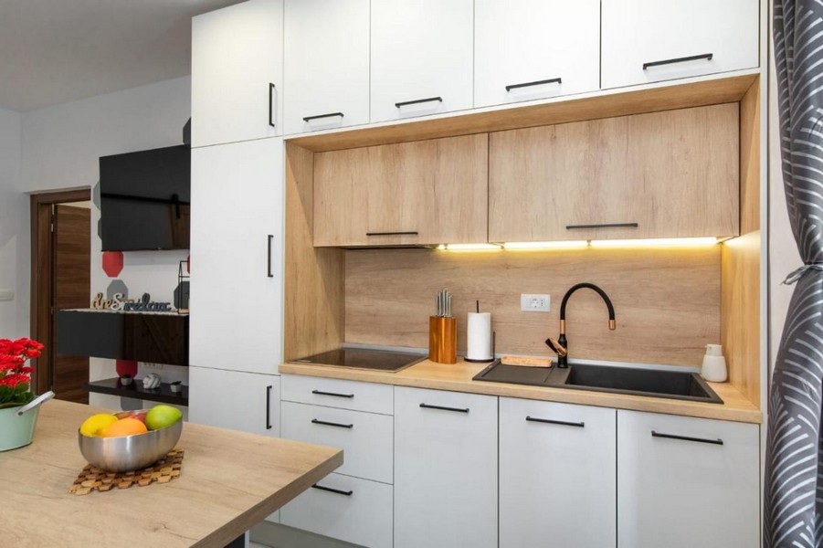 W pełni wyposażona kuchnia.