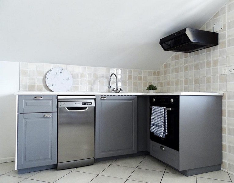 Piękna i funkcjonalna kuchnia.