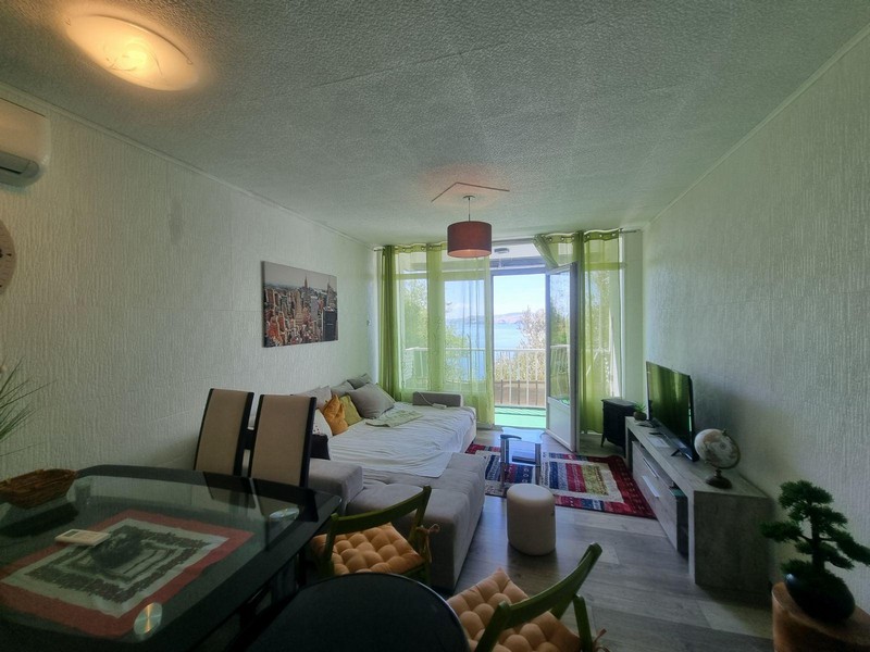 Widok na morze z salonu apartamentu A3433 w Chorwacji - Panorama Harcerska.