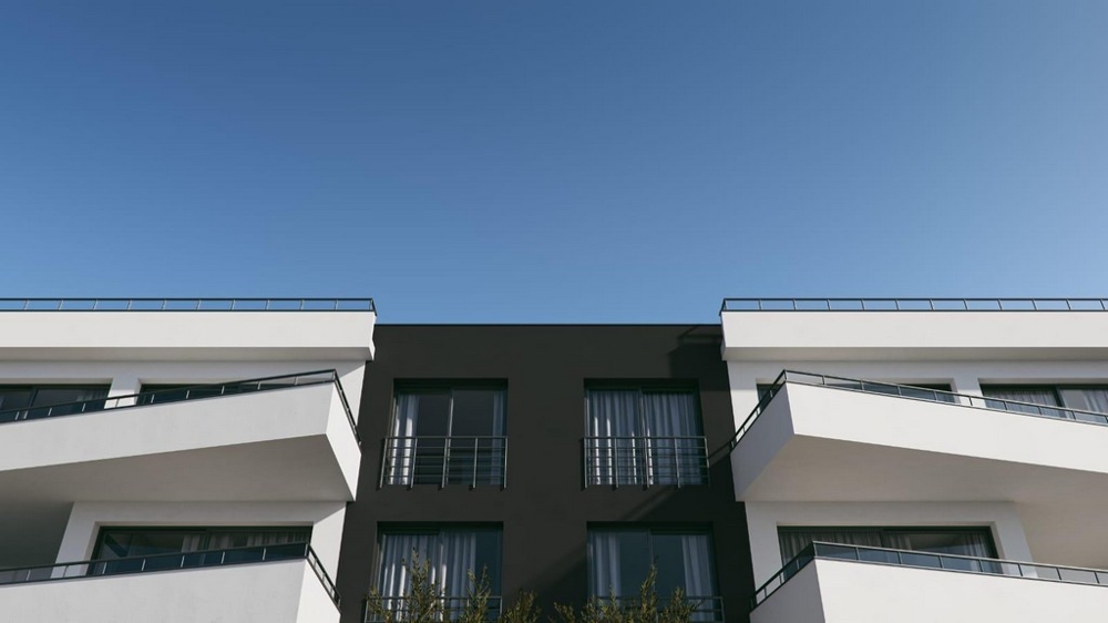 Nowy budynek A3534 w Punat na wyspie Krk.