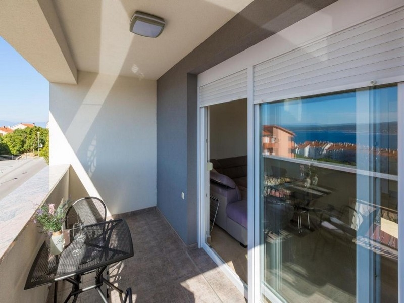 Zadaszony taras nieruchomości A3635 w Crikvenicy, Chorwacja.