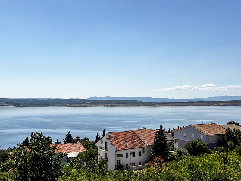 Widok na morze z nieruchomości A3651 w pobliżu Crikvenicy w Dramalj