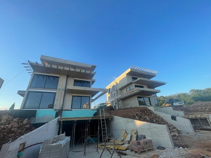 Widok na nowy budynek w którym znajduje się mieszkanie A3664 - Panorama Harcerska.