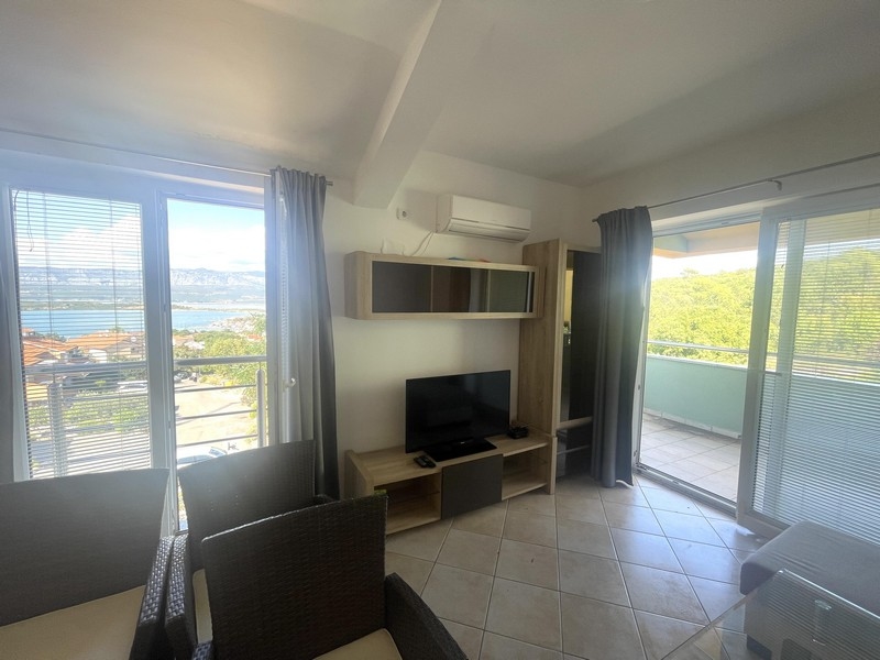 Klimatyzowany salon w nieruchomości A3696 w Chorwacji.