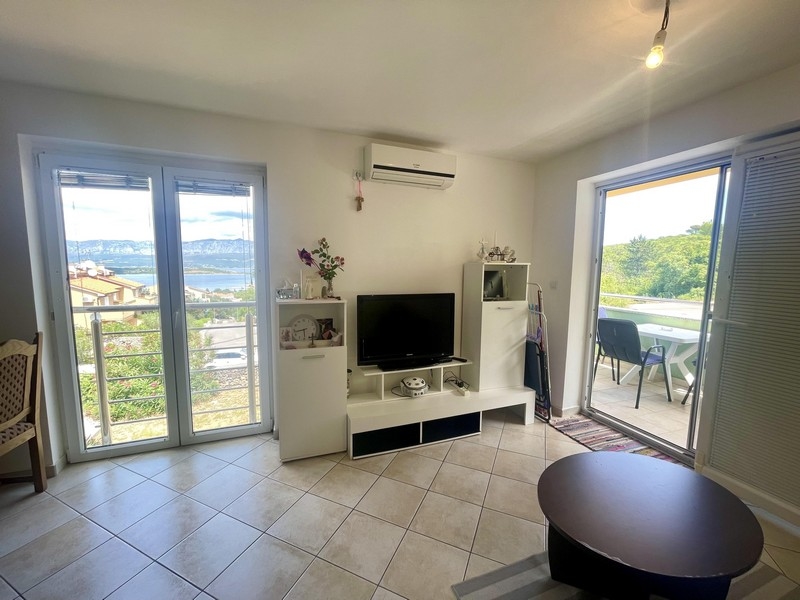 Pokój dzienny w apartamencie A3697 w Soline na Krk.