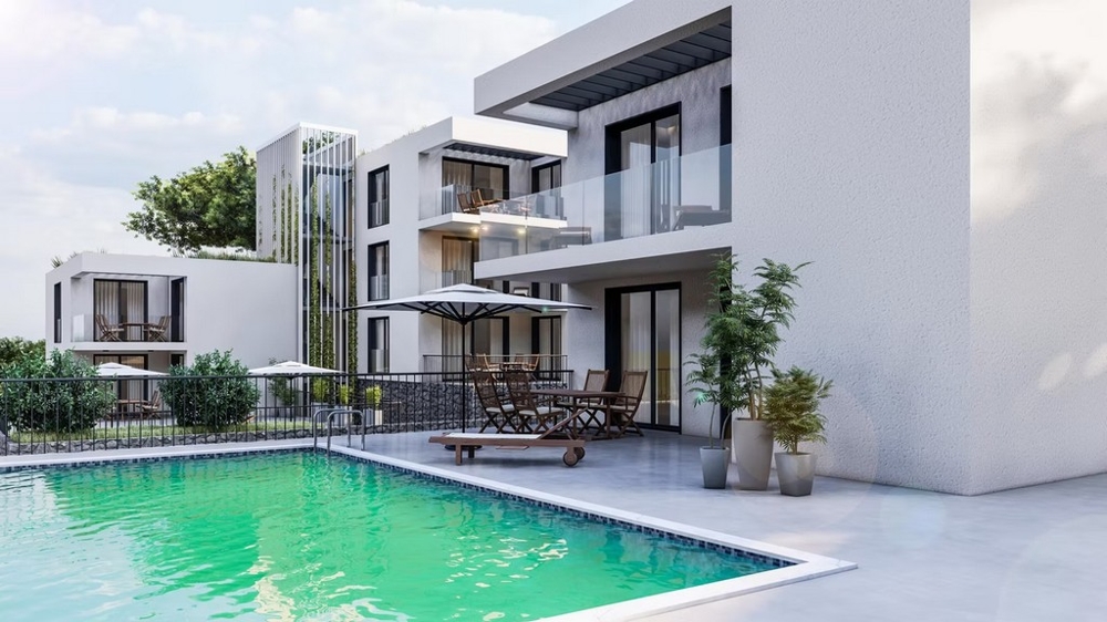 Nowoczesne nowe apartamenty z basenem