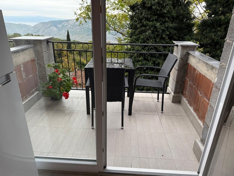 Widok na taras posesji A377, Crikvenica.