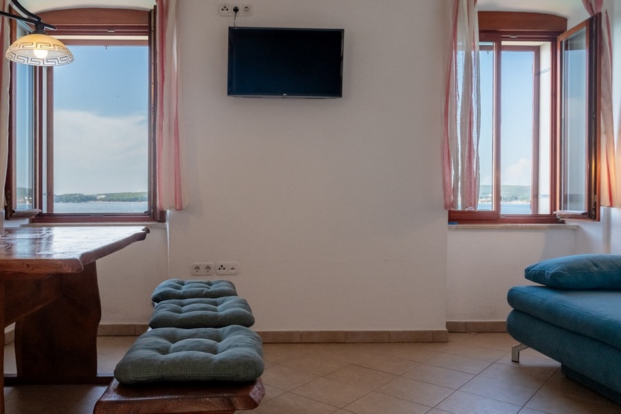 Pokój dzienny nieruchomości A3792 w Rovinj na Istrii.