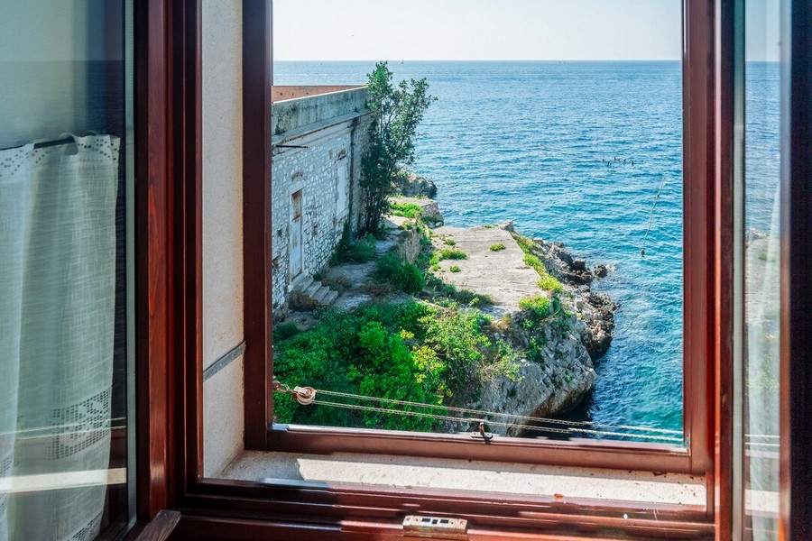 Panoramiczny widok na morze z nieruchomości A3796 w Chorwacji - Panorama Scouting.