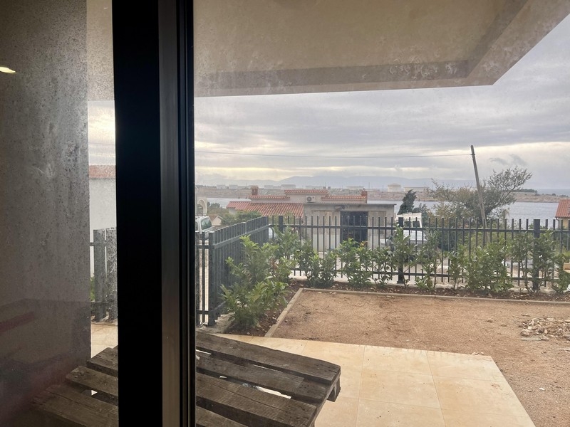 Widok z zadaszonego tarasu posesji A3800 w Chorwacji - Panorama Harcerska.