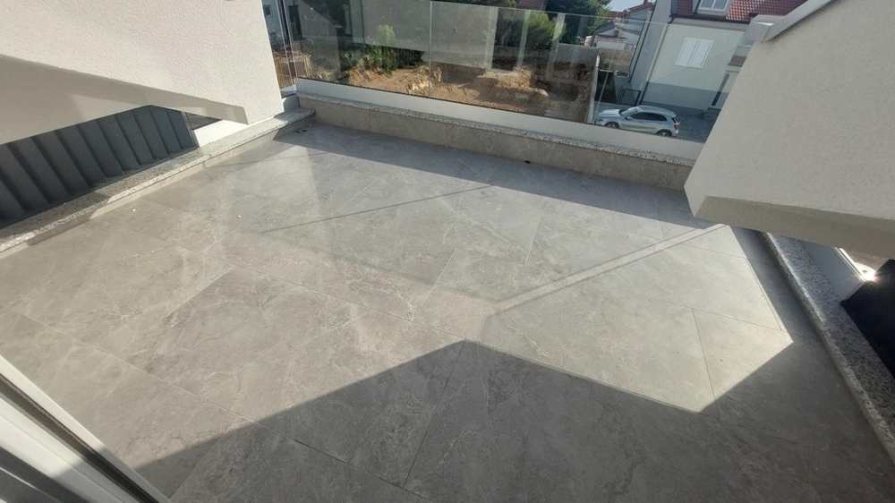 Taras posesji A3807 w Chorwacji - Panorama Harcerska.