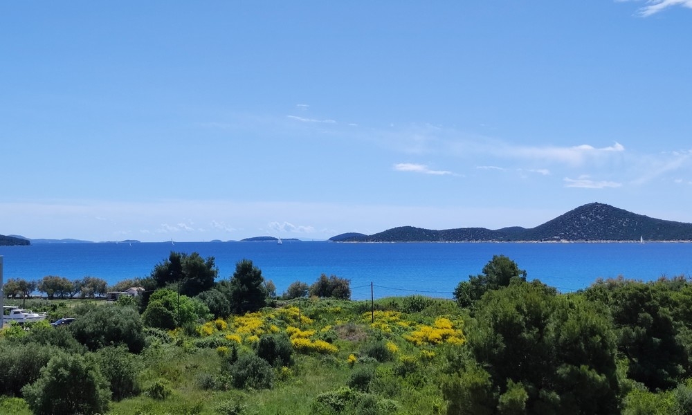 Widok na morze z apartamentu A3825 w Chorwacji - Panorama Harcerska.