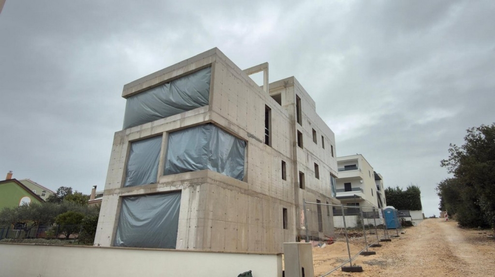 Stan deweloperski mieszkania A3856 w Kozinie w Zadarze.