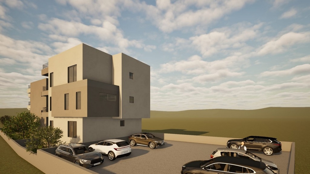 Projekt nowego nowoczesnego domu wielorodzinnego w Chorwacji