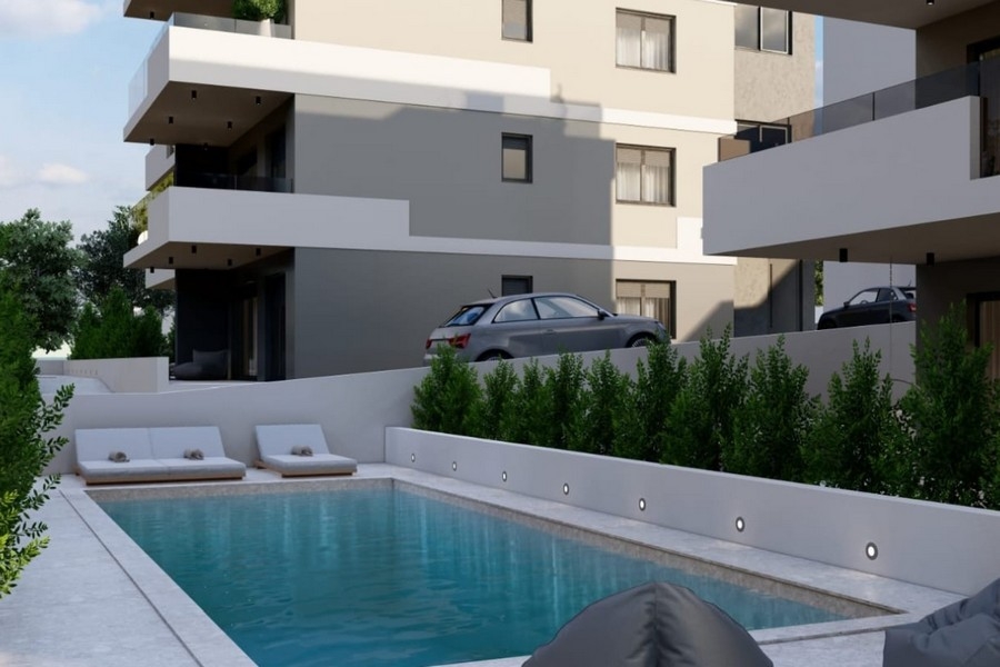 Apartamenty z basenem A3920 na Ciovo w Dalmacji.