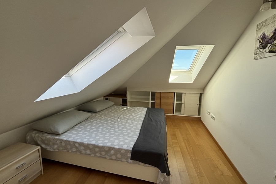 Sypialnia mieszkania A3924 w Splicie w Dalmacji