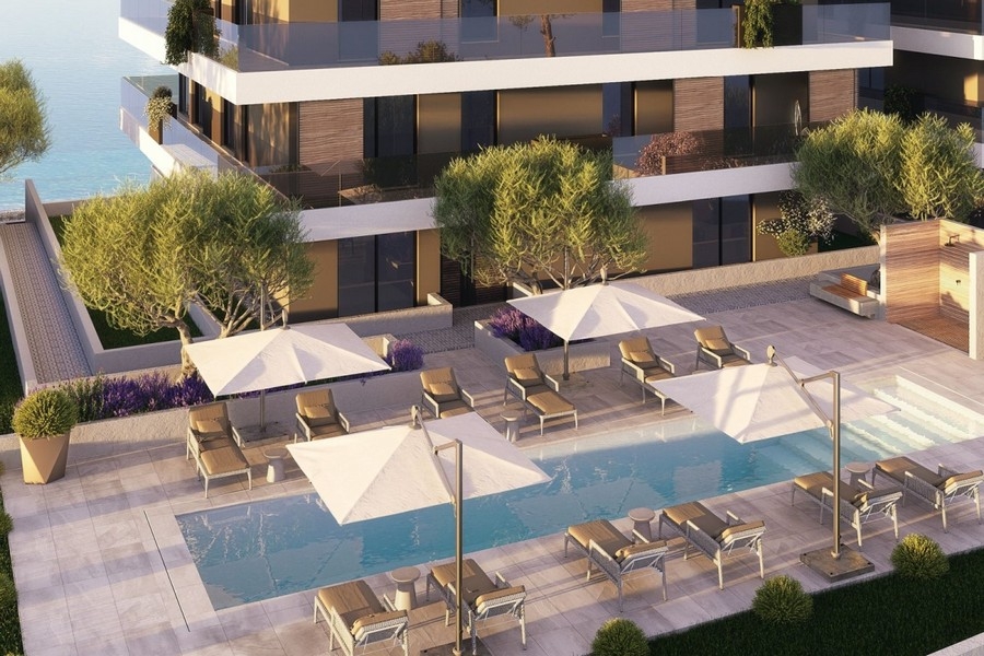 Apartamenty z widokiem na morze Ciovo Dalmacja