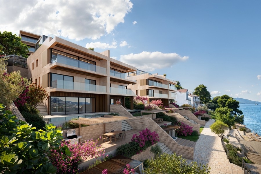 Ekskluzywny apartament dwupoziomowy nad wodą w Chorwacji