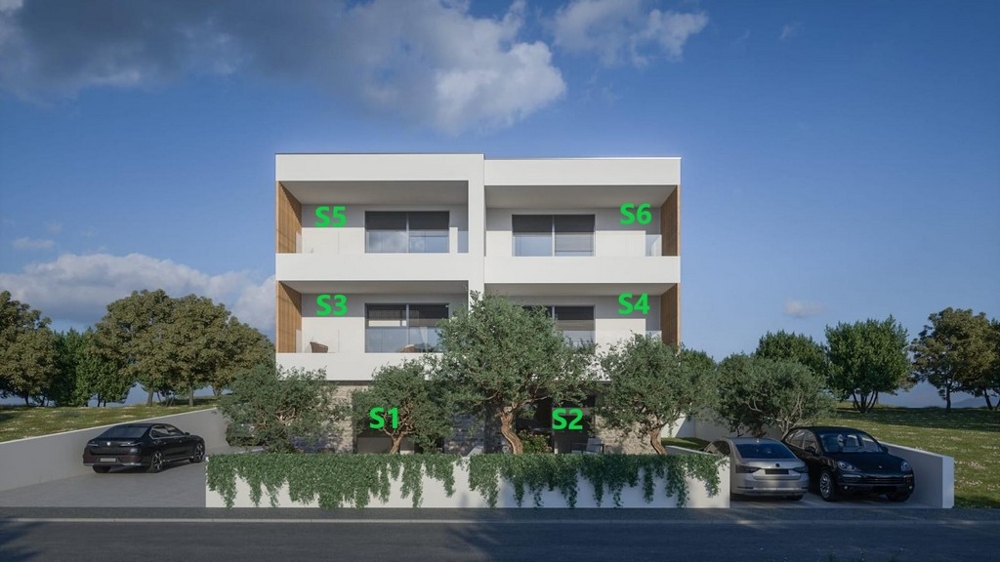 Dom apartamentowy z apartamentami S1 do S6 w Chorwacji