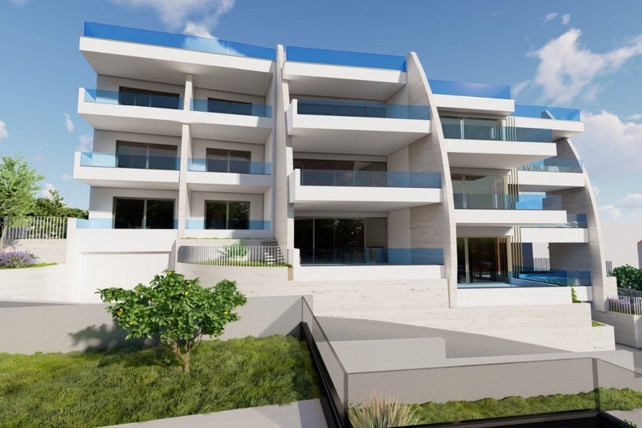 Nowo wybudowany budynek mieszkalny z apartamentami w Primosten w Chorwacji