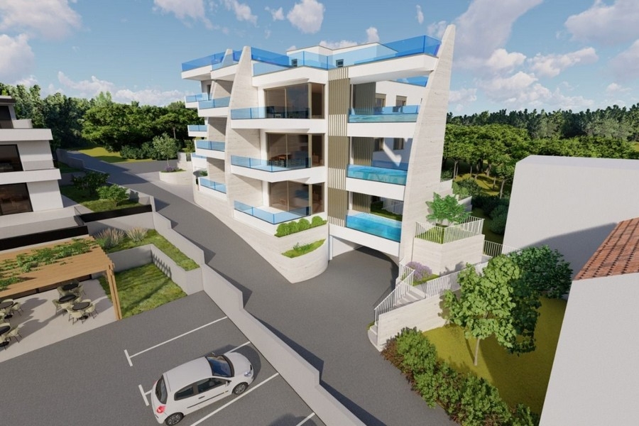 Dom apartamentowy z ogrodem i terenem zewnętrznym
