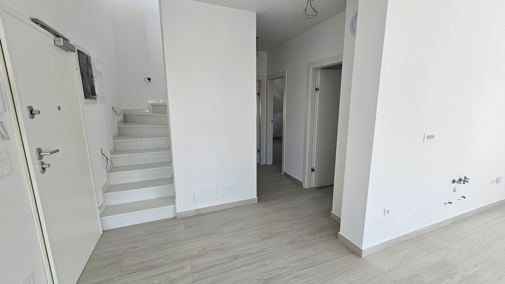 Wewnętrzna klatka schodowa w penthousie