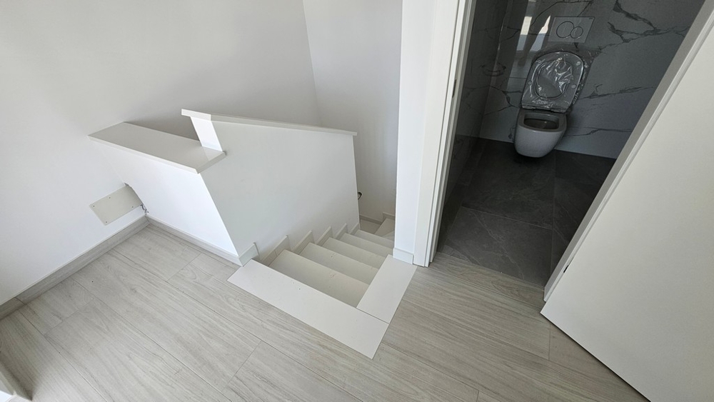 Część toaletowa w penthousie