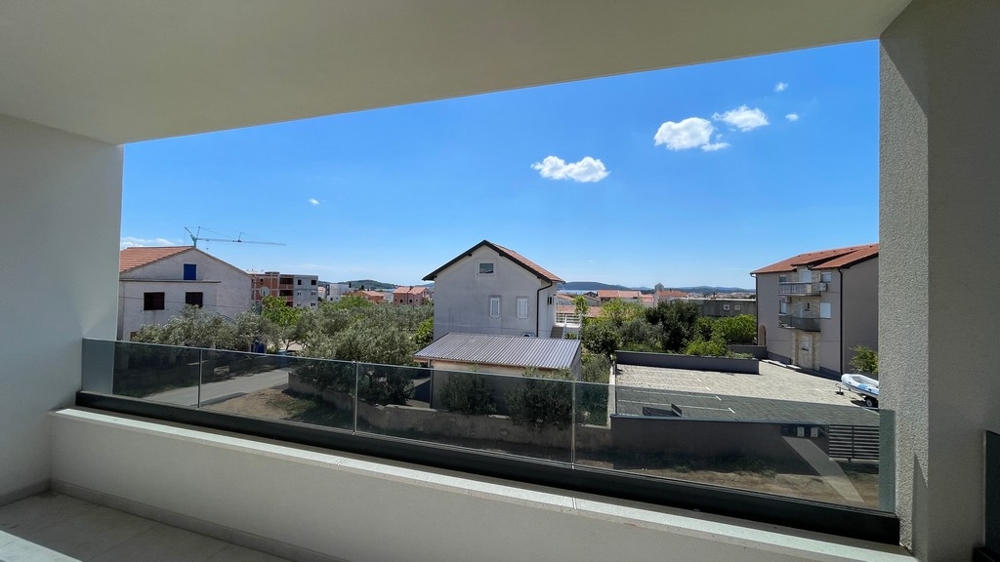 Widok z tarasu na Vodice