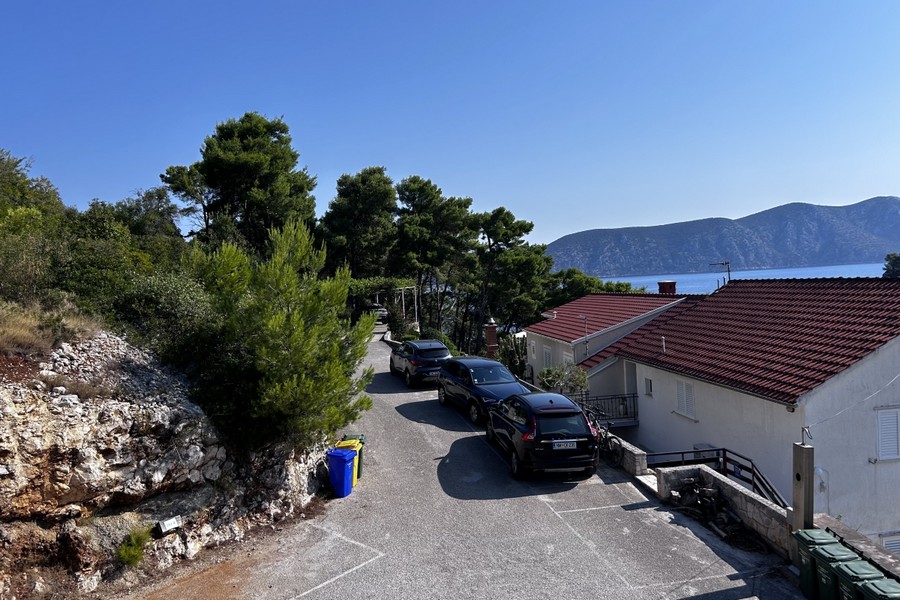 Dostęp z miejscami parkingowymi i widokiem na morze, apartament Racisce Korcula