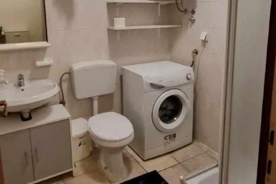 Łazienka z pralką - apartament A4115