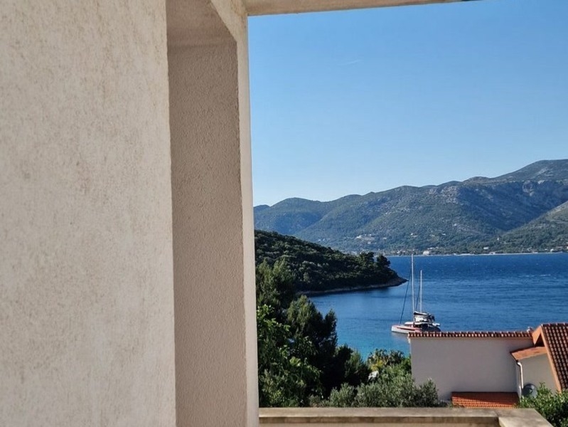 Balkon z widokiem na morze
