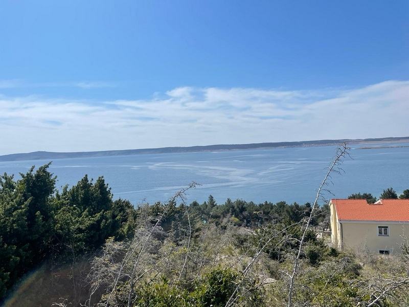 Widok na morze z nieruchomości G392, Starigrad Paklenica.