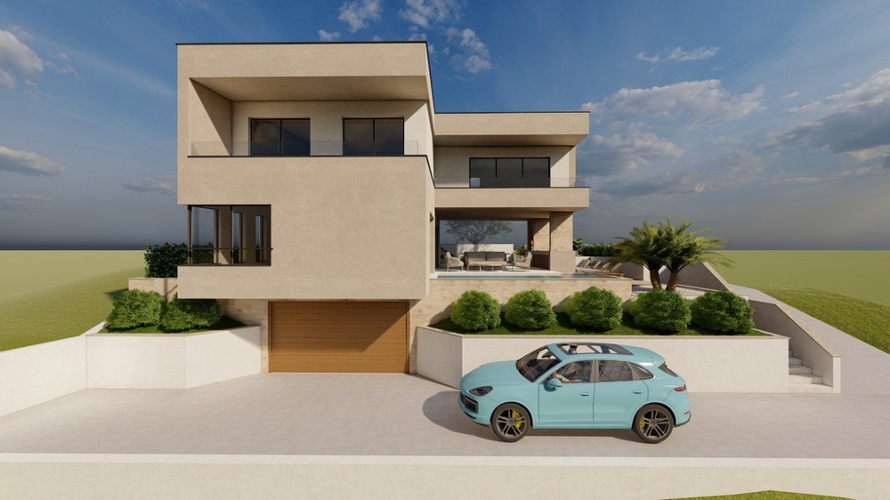 Projekt pomysłu na nieruchomość G477, która jest na sprzedaż w Chorwacji.