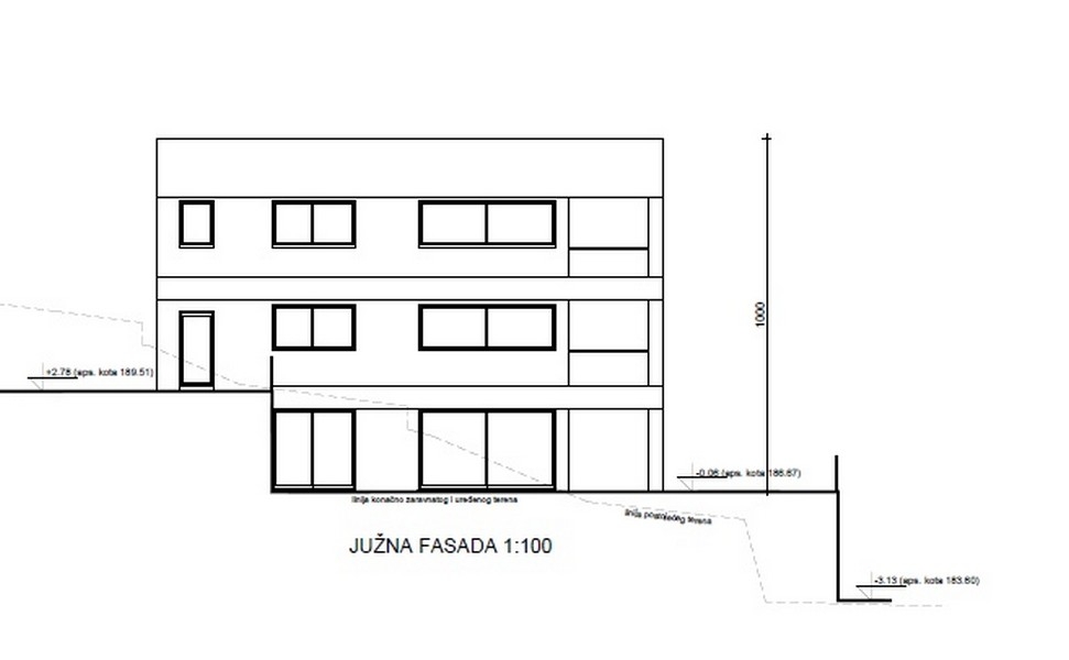 Nieruchomość posiada już pozwolenie na budowę.