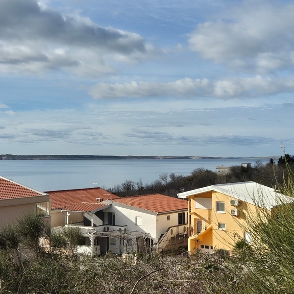 Widok na morze z nieruchomości G484 w pobliżu Razanac w Chorwacji - Panorama Scouting.