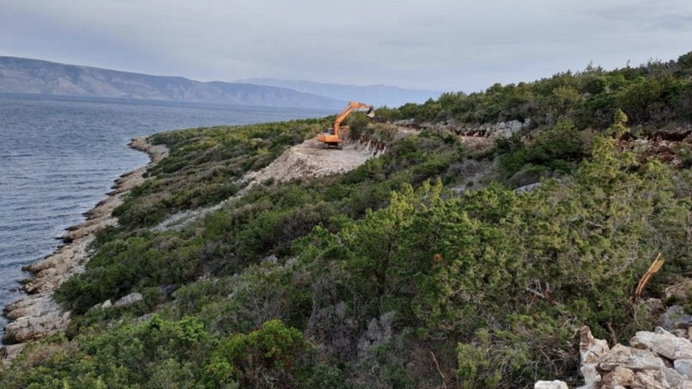 Nieruchomość nad morzem w Chorwacji.