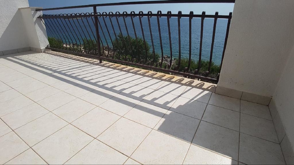 Widok z balkonu posesji H1315 w Chorwacji.
