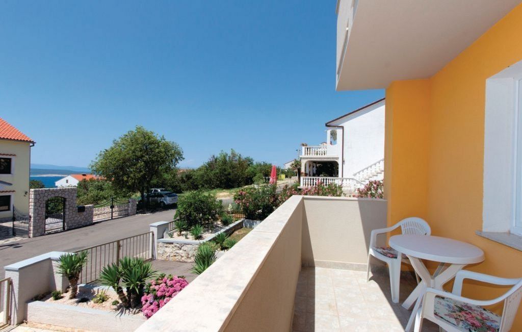 Taras i widok na morze nieruchomości H1424 w Chorwacji, Crikvenica.