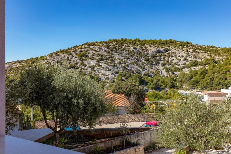 Widok na okolicę Morza Śródziemnego w regionie Rogoznica, Dalmacja.