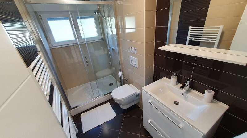 Łazienka z prysznicem.