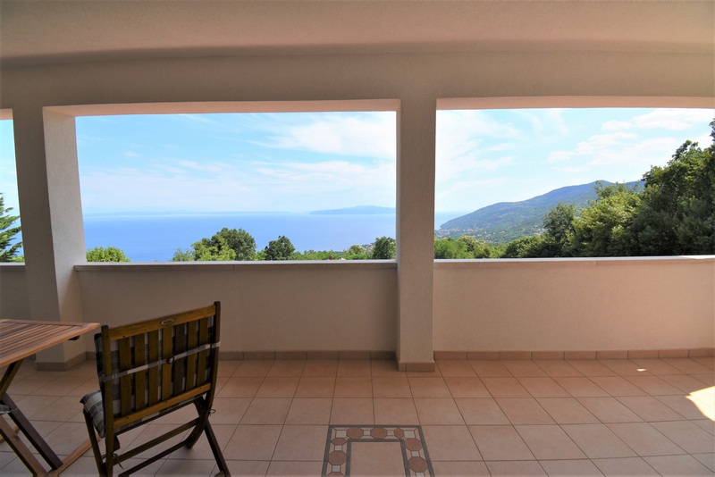 Widok na morze z nieruchomości H1785, Chorwacja - Panorama Harcerska.