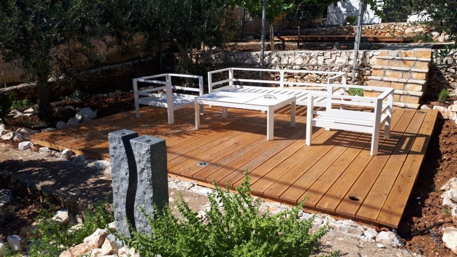 Odkryty taras nieruchomości H1790, region Trogir.