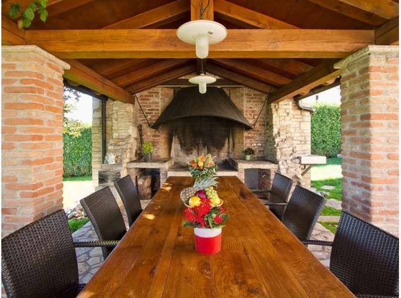 Zewnętrzna część nieruchomości H2393, Istria - Panorama Harcerska Chorwacja.