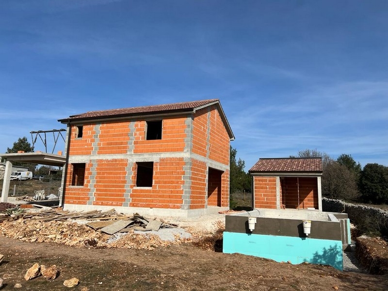 Nowy budynek z basenem w regionie Zadar, Chorwacja - Panorama Harcerska.