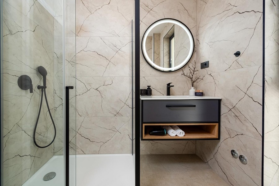 Nowoczesna łazienka w nowym budynku